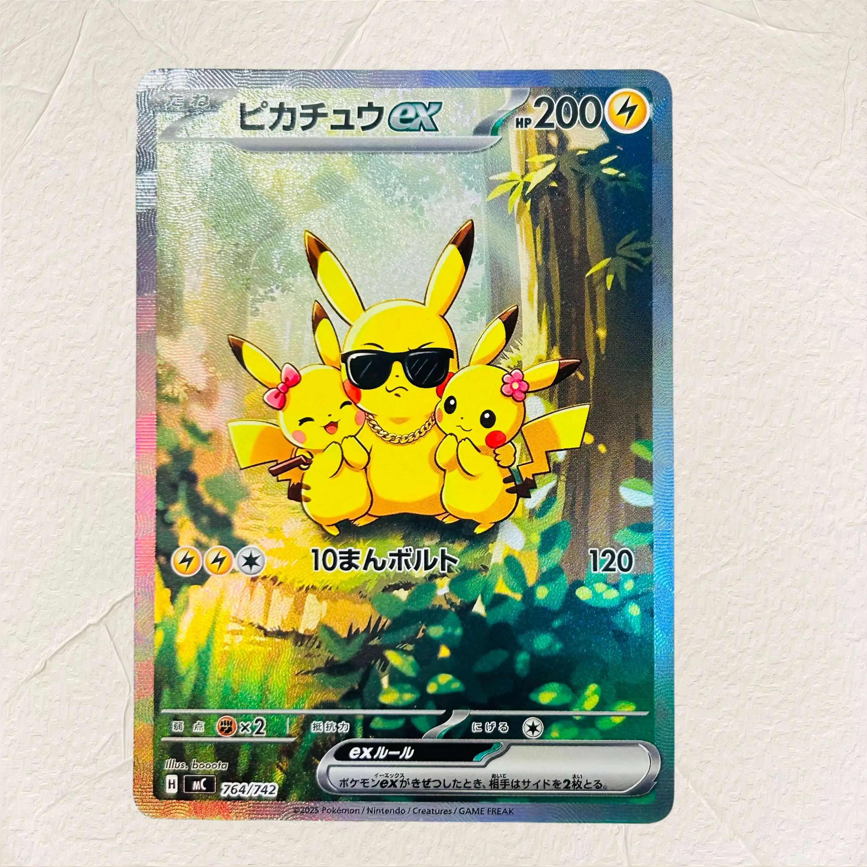 DIY Gelbes Eichhörnchen Charizard Mew 5 Stück ex Folien-Textur-Karten Japanische Version Sammlerwert Premium Anime-Sammelkarten – Detail 4