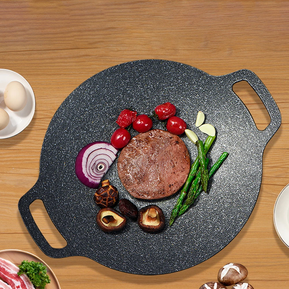 

Baking Tray Barbecue Plate Meat Grill Pan Commercial Black Outdoor Grilling Bbq