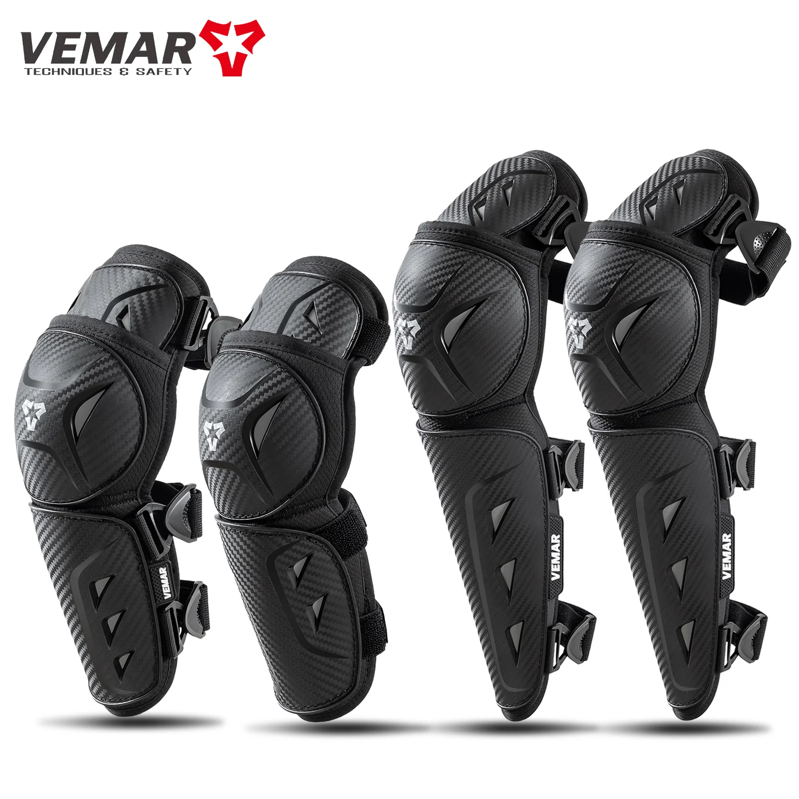 shin-protection-motorcycle-carbon-fiber-hard-shell-anti-fall-knee-elbow-riding-protective-gear-knight-equipment-high-reflective