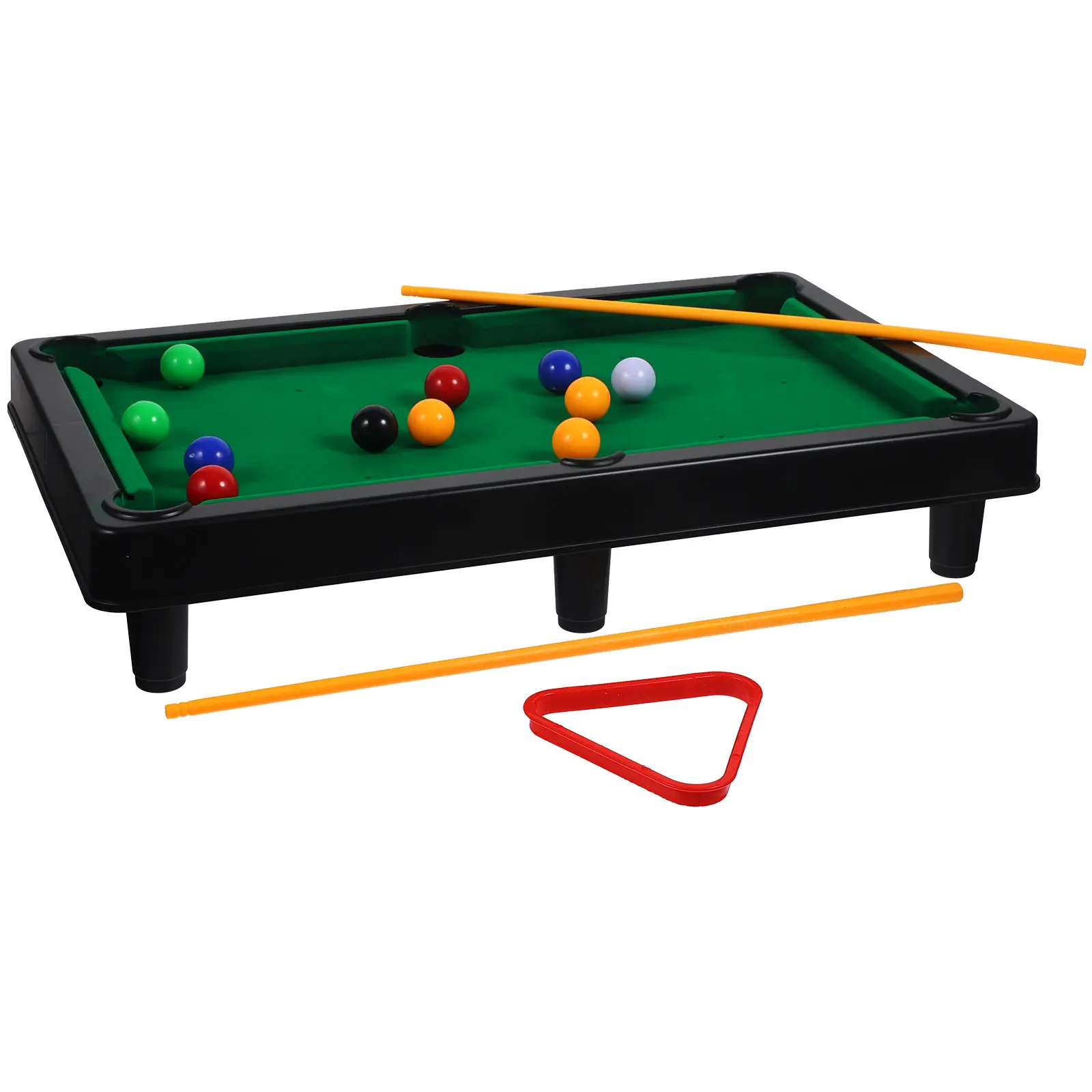 

1Set Mini Billiards Game Set High Quality Tabletop Pool for All Ages Easy Handling Sturdy Design Home Office Travel Friendly