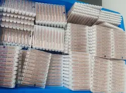 5pcs Copper Tapping Electrodes for Spark EDM,Metric Thread Electrode M3-M16*40*60mm,EDM Orbital Threading Electrode Copper