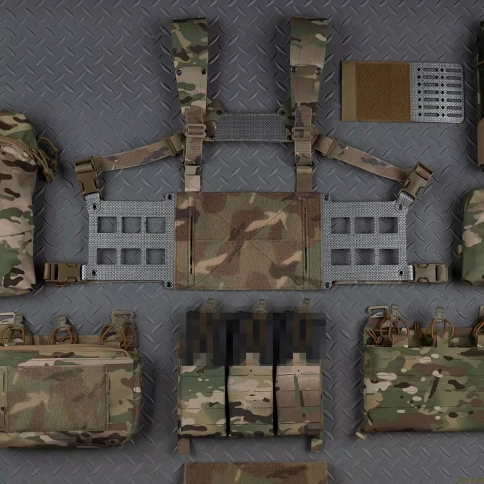 Plataforma de pecho FC V2 extendida para caza táctica y Airsoft - imagen 4