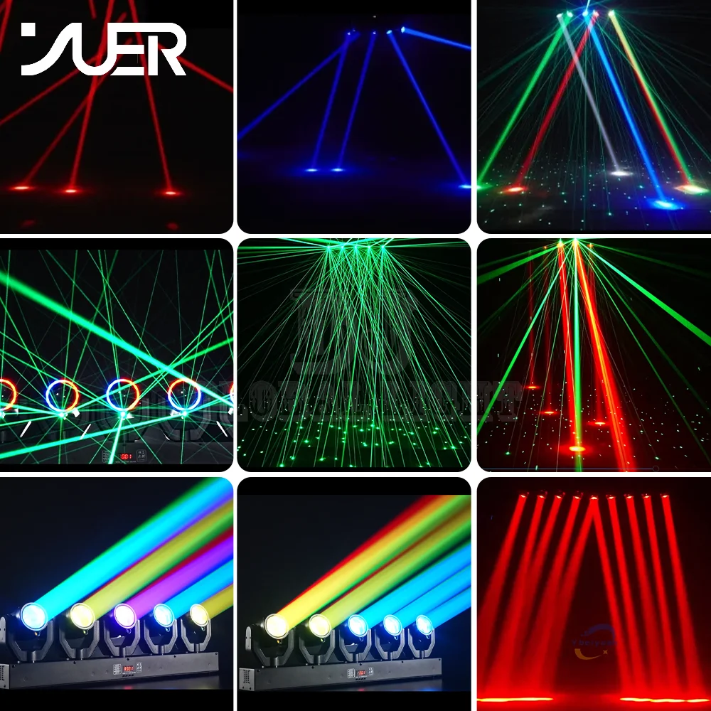 

5x30 Вт светодиодный RGBW луч с подвижной головкой и светодиодной диафрагмой, лазерный эффект, сценический свет DMX512 для DJ, дискотеки, вечеринки, свадьбы, бара, клуба