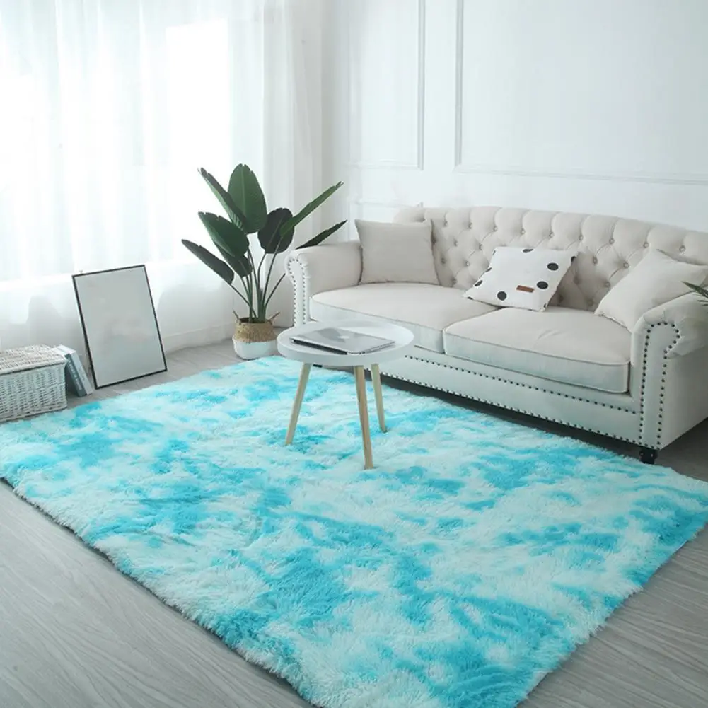 Floor Carpet Plush Rug for Bedroom Decor Luxurious Non-slip Carpet with Wear-resistant Design Soft Fluffy