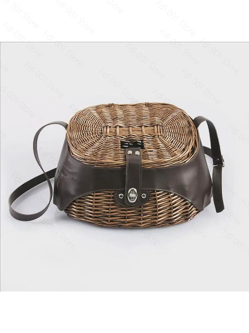 hand-rattan-fish-basket-wooden-fishing-bucket