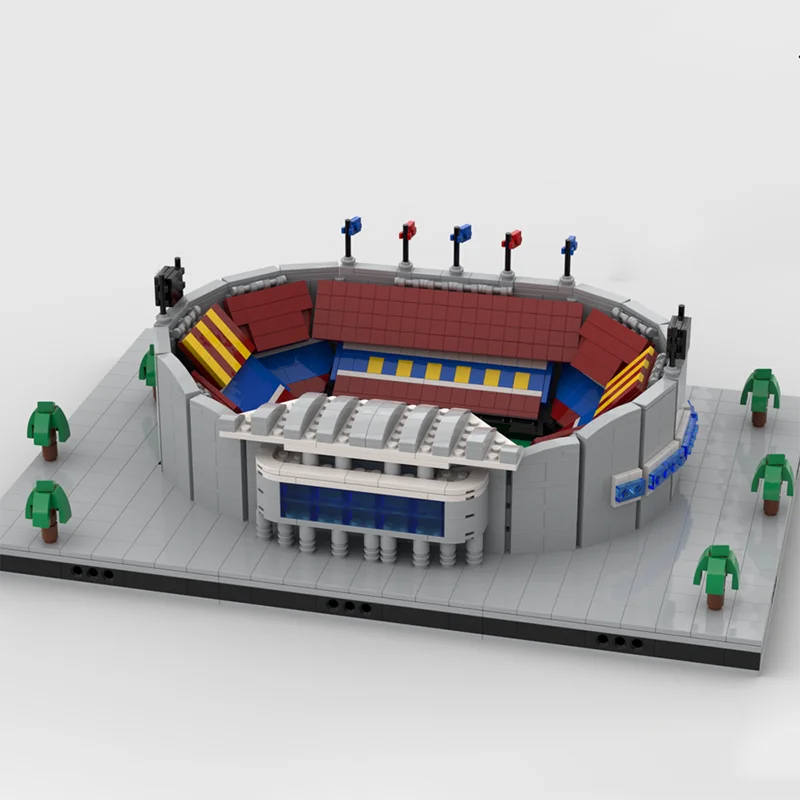 1531pcs MOC Camp Nou Stadium Model Building Blocks Construction Toys Christmas Gifts Education Brick Kids DIY Creative Idea