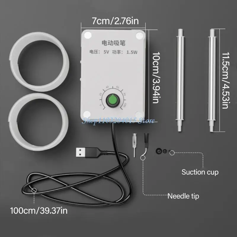 R6FF Antistatic Electric Vacuum Suction Pen For IC CPU Chip Extraction 3 4 Pad