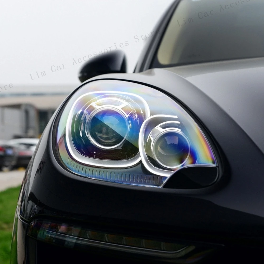 For Porsche Macan 2014-2017 Transparent Headlamp Cover Front Headlight Lampshade Car Glass Lens Shell Replace Original