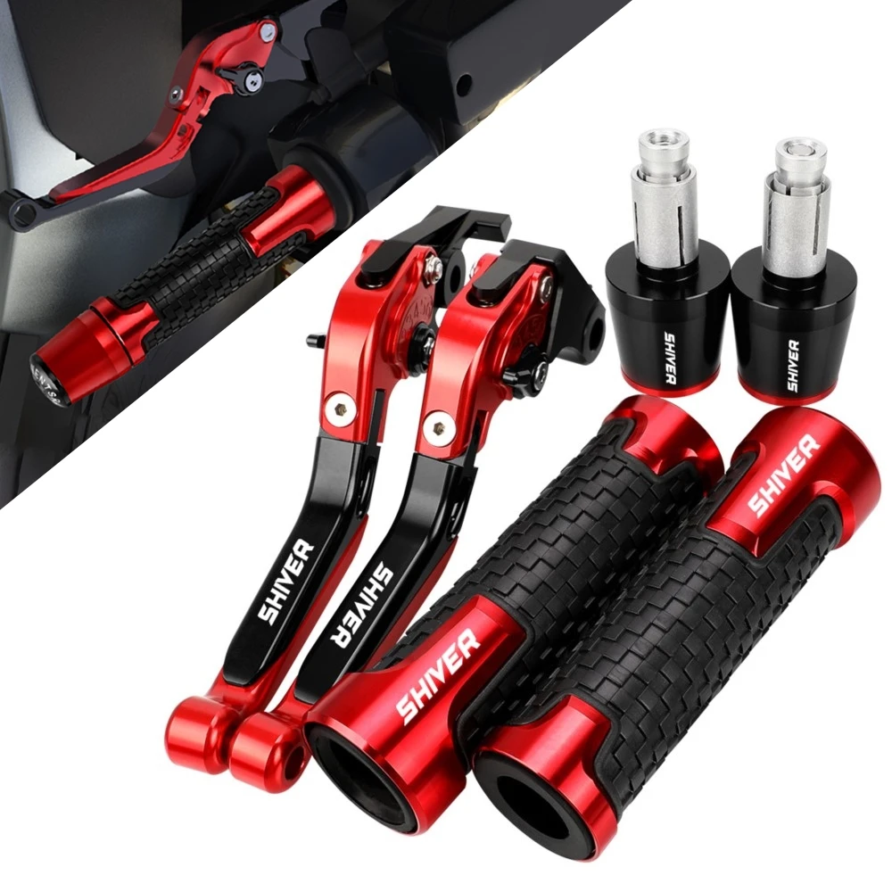 

For APRILIA SHIVER 750 2007-2016 SHIVER750 Motorcycle Accessories Extendable Adjustable Brake Clutch Levers Handlebar Grips Ends