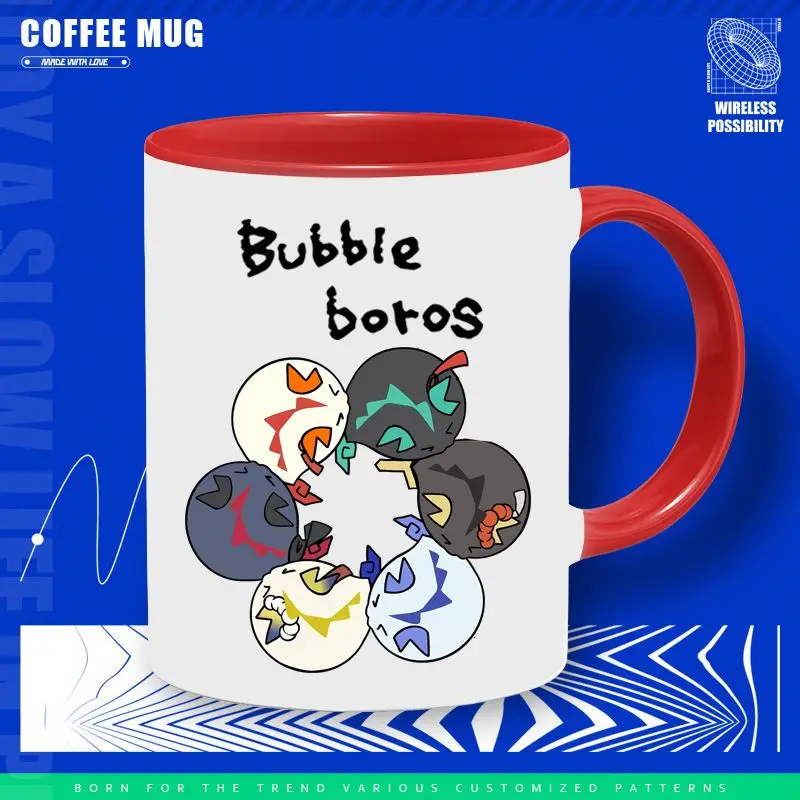 2025 Game Anime Arknights Cos Bubble Boros Unisex Cute 9.5x8.1cm Thermal Transfer Ceramic Coffee Mug Present