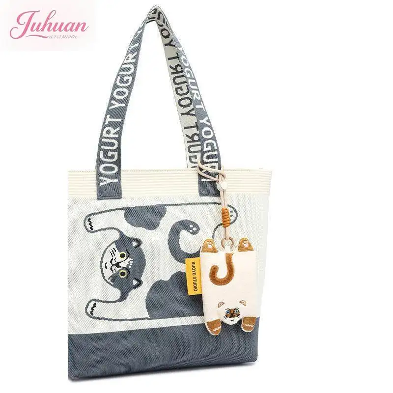Original Design Cute Cartoon Dog-type Fabric Headphone Bag Coin Purse Key Bag for Woman