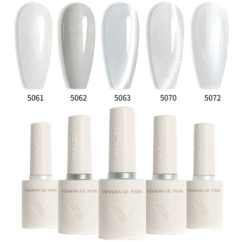 2/3/5 st Venalisa Color Gel Nagellack Combo 10 ml Hema/TPO-fri Soak-off UV LED Anti-guling långvarig topp med bra täckning 10 best sales komfärg - №1