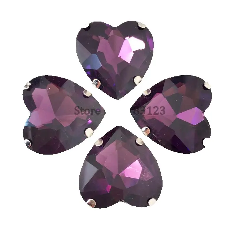 Spedizione gratuita! simbolo di cuore colore rosa di cristallo di vetro allentati flatback strass, cuce sulla pietra per diy abbigliamento accessori
