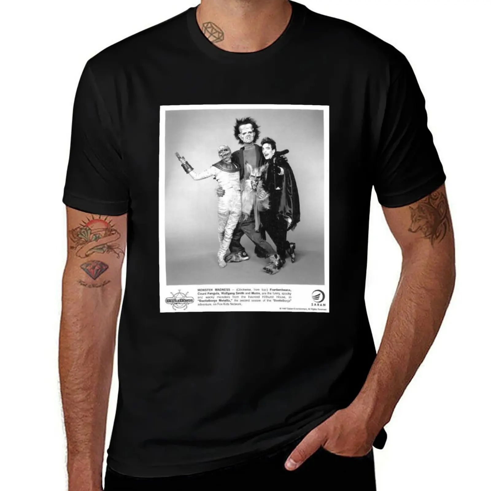 BeetleBorgs - Frankinbeans, Count Fangula , Wolfgang & Mums T-Shirt printed t shirts for man T-Shirt