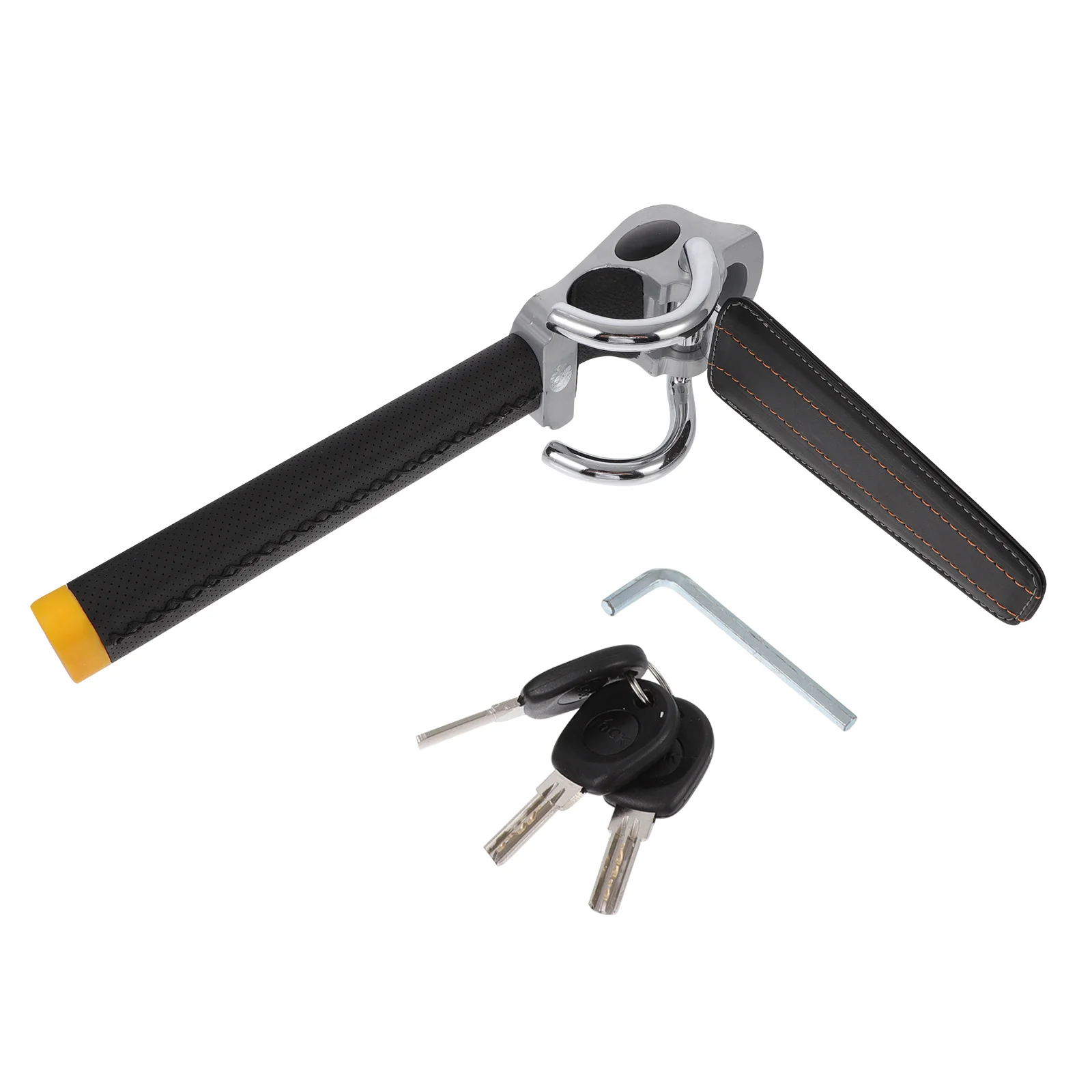 

Steering Wheel Anti Theft Tool Aluminum Alloy High Quality Material Durability Practical Long Use Easy Save Protect Vehicle