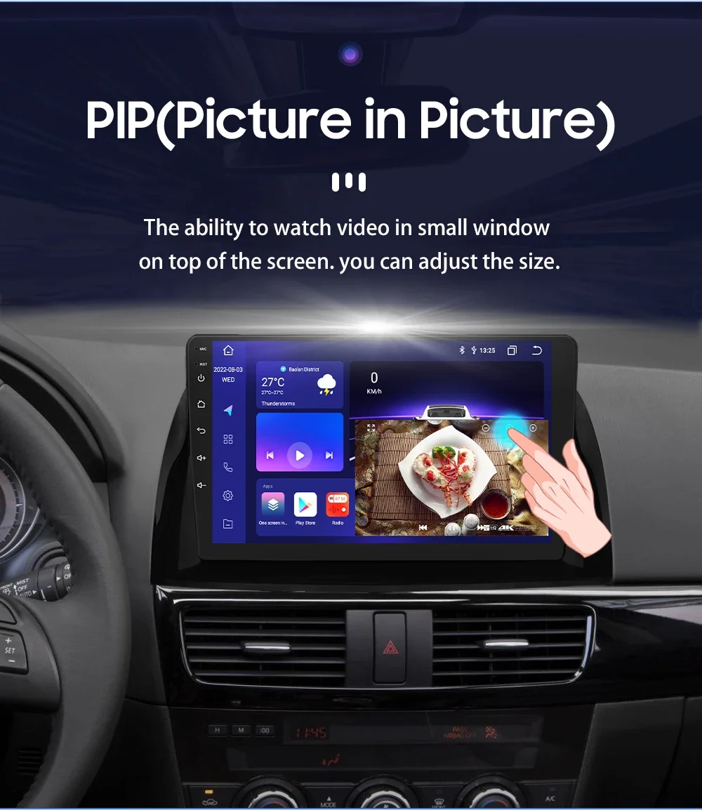 10,1" Hizpo 2Din Android13 Autoradio für Mazda CX-5 2012 - 2015 DSP RDS GPS Navigation BT 4G Android Auto CarPlay 360 ° CAM – Detail 28
