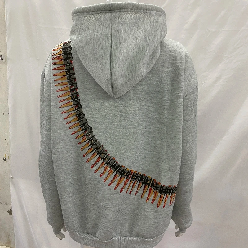 Bluza z kapturem Y2K Jesień Europejsko-Amerykańska Uliczna Retro z Nadrukiem Liter Męska Damska Modna Luźna Casualowa