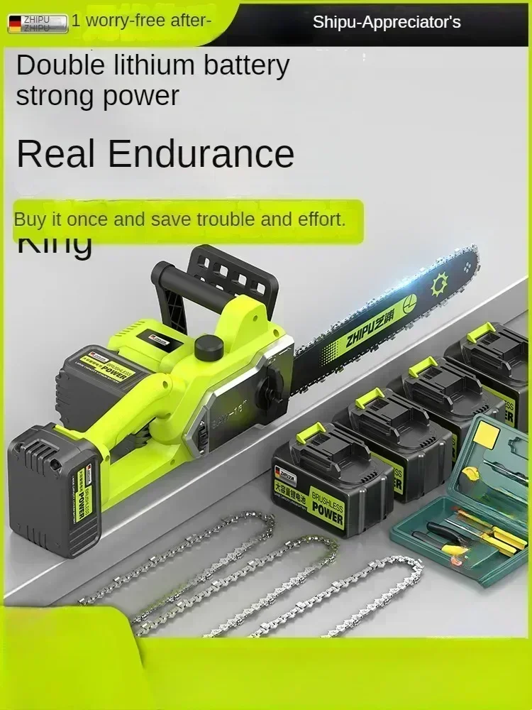 Portable Handheld Electric Saw with High-capacity Battery for Woodworking QCW