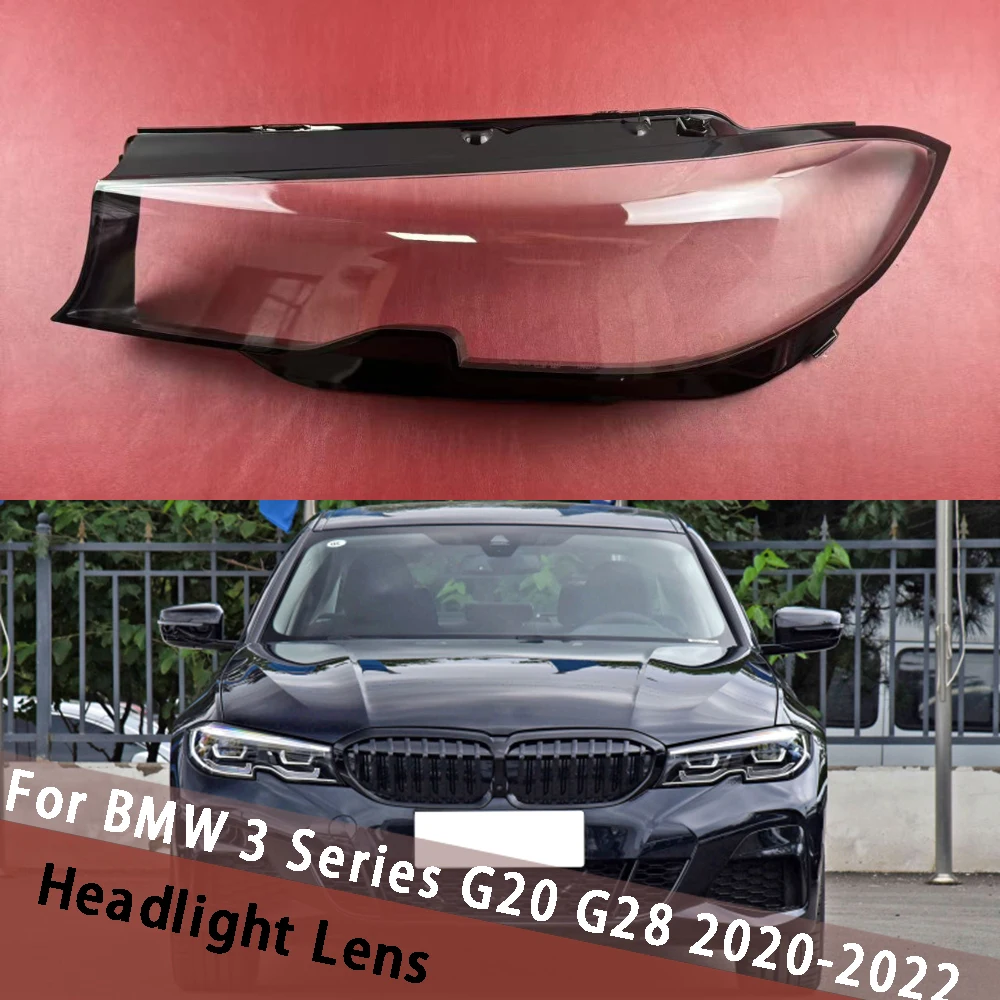 

Для BMW 3 серии G20 G28 320i 330i 325Li 2020 2021 2022 крышка фары абажур корпус прозрачный абажур объектив