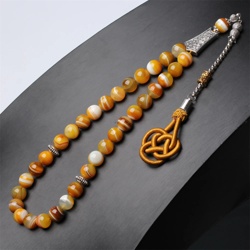 agate tasbih arabic women fashion jewelry prayer beads onyx misbaha Eid ramadan gifts islamic rosary bead mesbaha