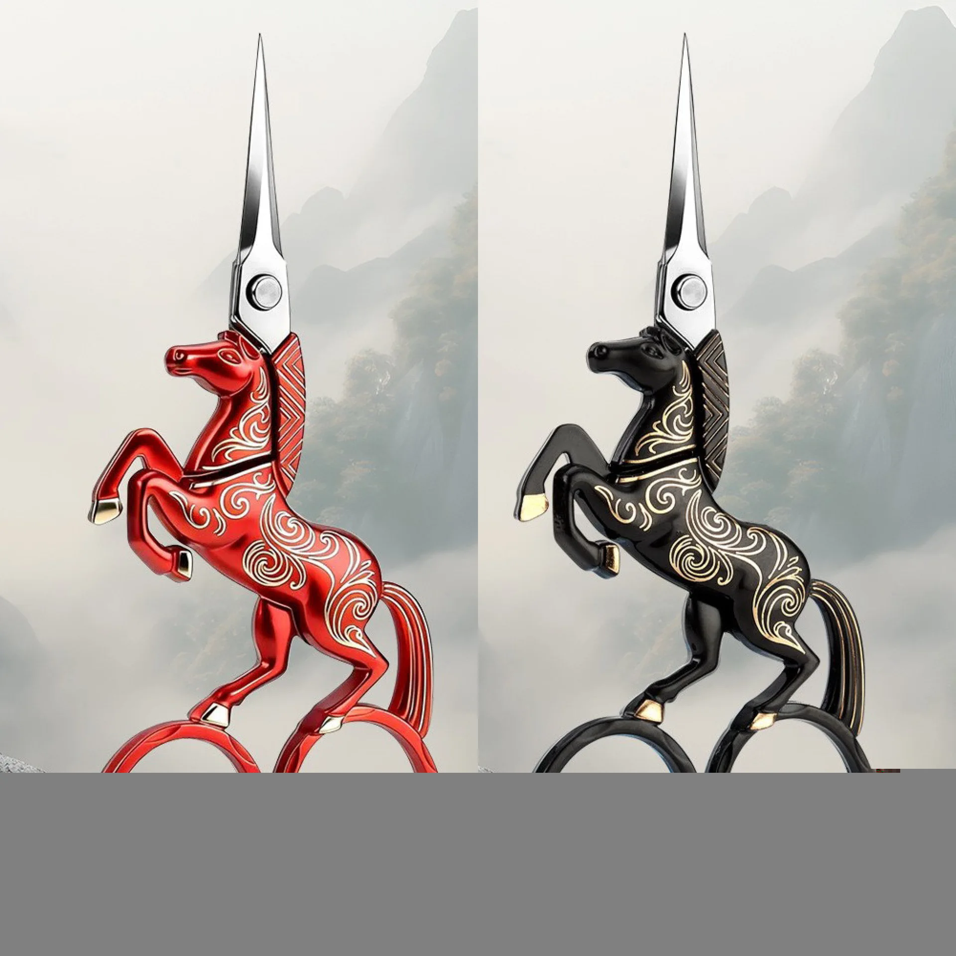 Horse Shaped Scissors Vintage  - đánh giá và giá Art Craft Horse