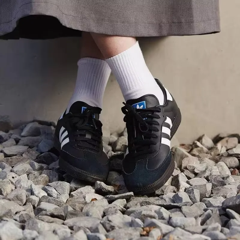 Adidas Shoes Samba - Adidas Originals Samba OG, czarno-białe, gumowe