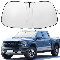 For Ford F150 2021-2024 Car Windshield Sunshade Cover Auto Front Window Sun Shade Visor UV Protection Car Interior Accessories