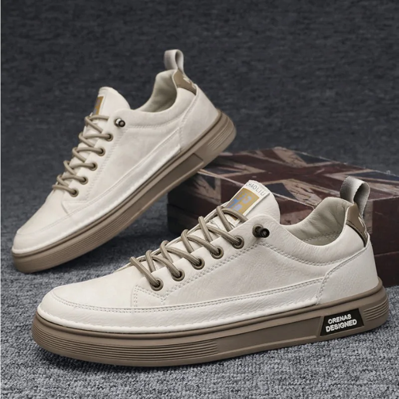 

Мужские повседневные спортивные туфли с круглым носком 2026: легкие, дышащие, удобные для города, весенне-осенний стиль