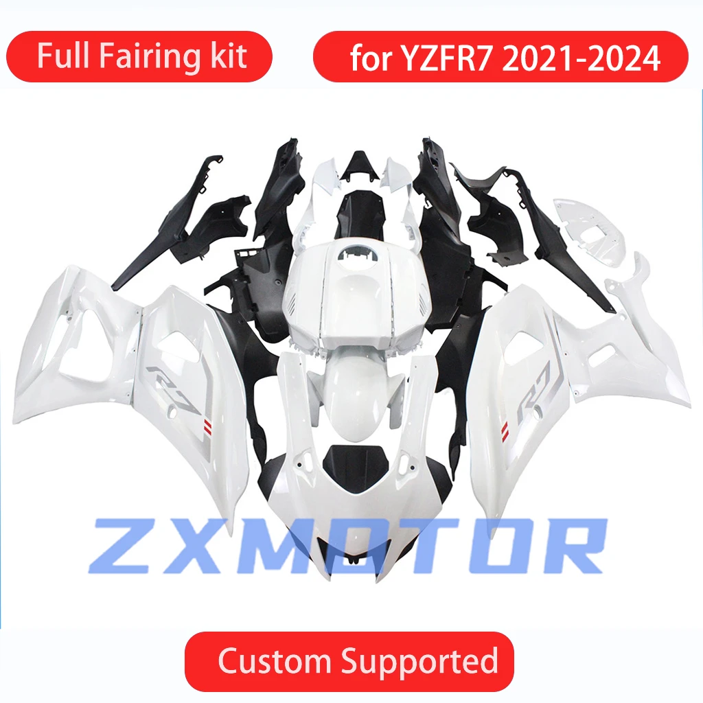 

Новый стиль обтекателей YZF R7 2021 2022 2023 2024, комплект обтекателей для мотоцикла послепродажного обслуживания, бесплатный заказ для YAMAHA YZFR7 21-24