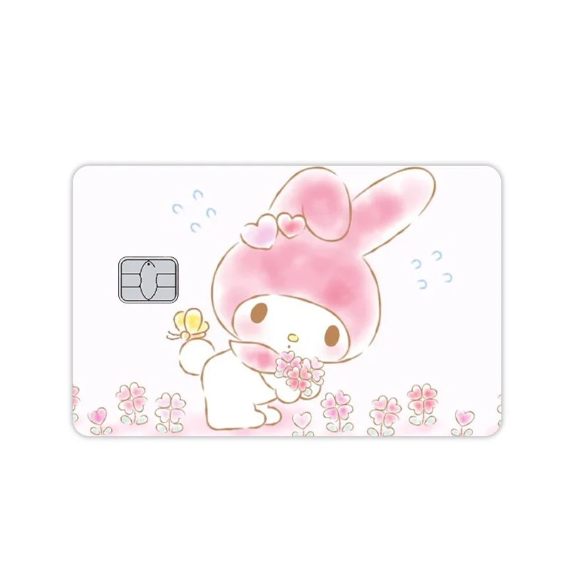 Anime Pochacco Pom Pom Purin Hangyodon Cartoon Film Skin Cover Credit Card Stickers Debit Visa Bank Card Waterproof Decorative