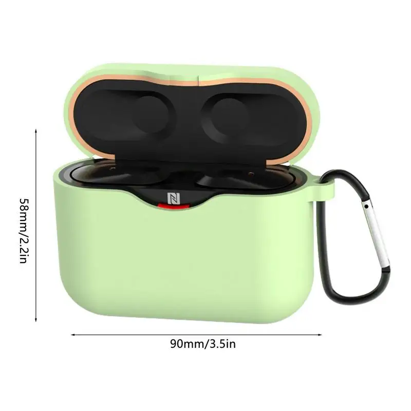 الغبار سماعة حالة لينة سيليكون ياربود يغطي ل WF-1000XM3 الغبار لينة للجنسين للصدمات غطاء سماعة