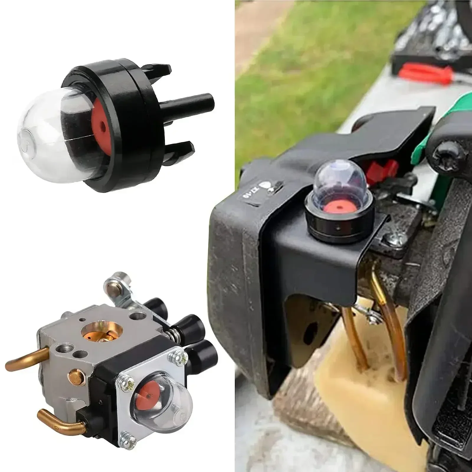 Imagem -05 - Kit de Lâmpada de Primer de Combustível Tubo de Mangueira de Linha de Combustível para Stihl para Ryobimower Aparador Ferramenta de Jardim Acessórios de Substituição