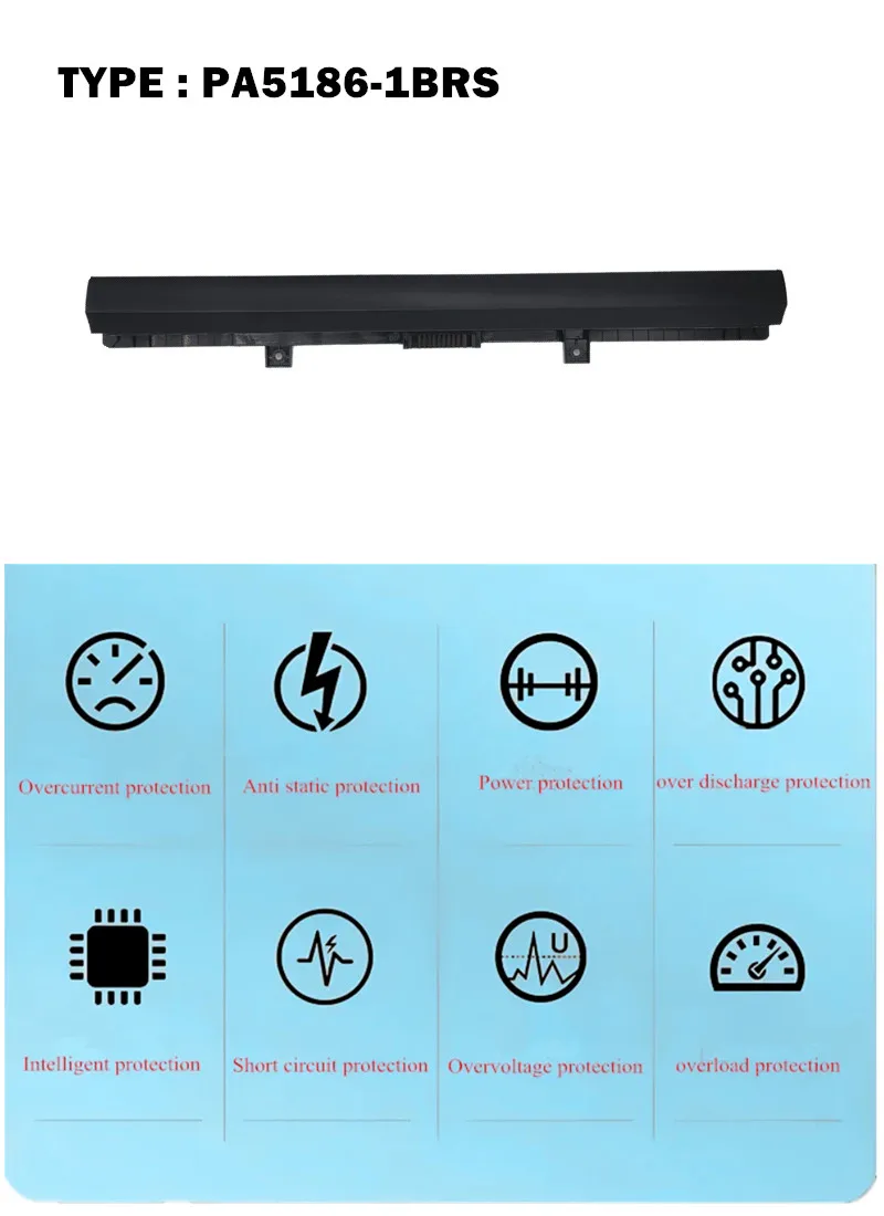 PA5186U بطارية الكمبيوتر المحمول لتوتوشيبا الأقمار الصناعية C50-B C50D C55D C55L C55T L50 L55 L55D L55DT C50T P55 P55T S40 S50T S55 S55T C55 #2