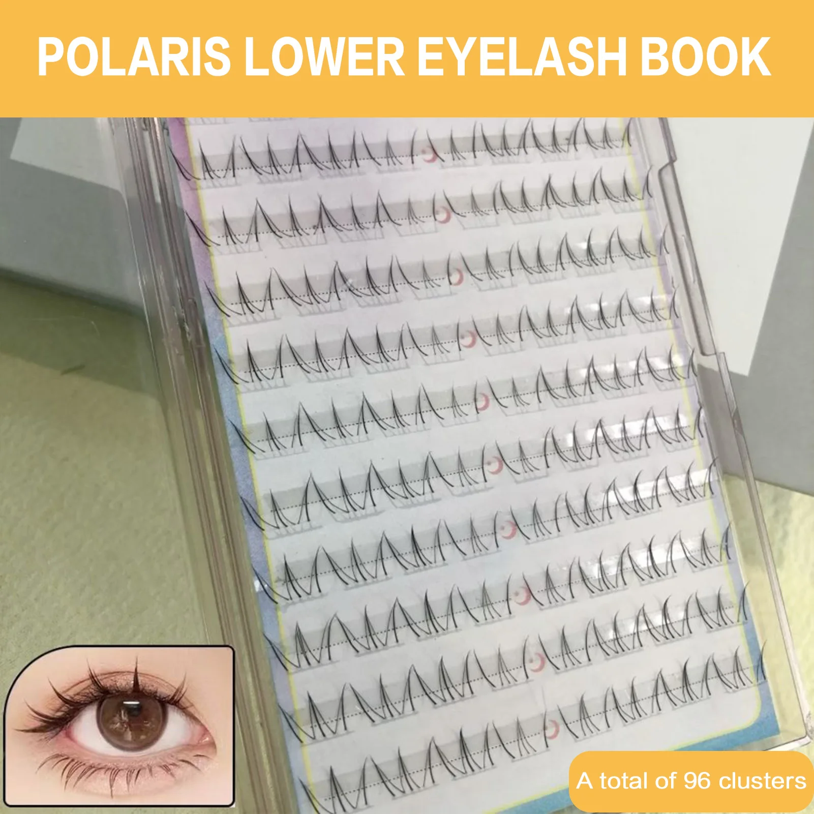 لا الغراء الرموش الصناعية المانجا القط نمط مجموعات الرموش الطبيعية حجم الرموش السفلية مع غرامة شعر القط نظرة تأثيري ماكياج #4