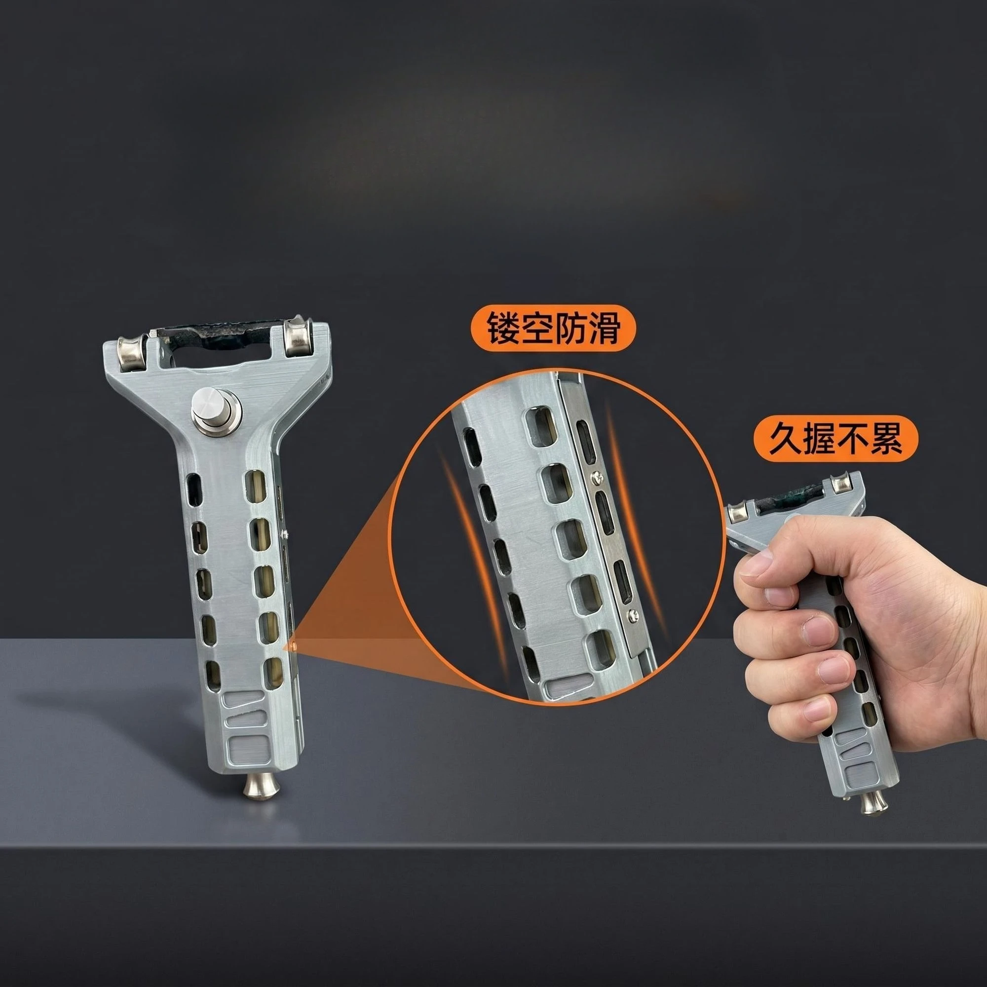 Quick Automatic Loading High-precision Slingshot Metal Rapid Fire Round Rubber Band Outdoor Entertainment Hunting Tool
