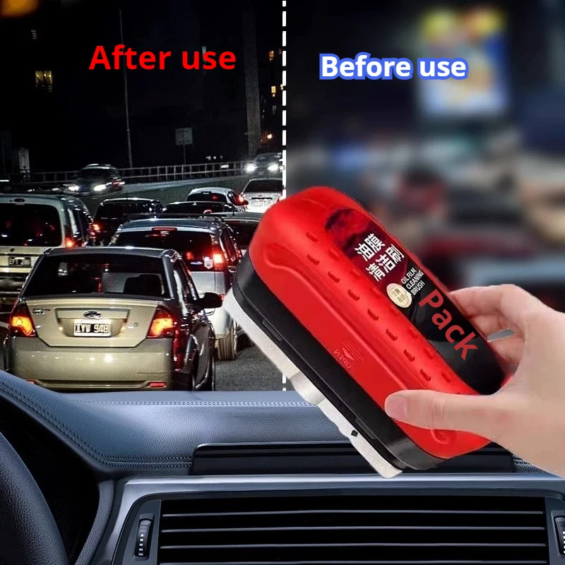 

Car Glass Oil Film Remover Auto Detailing Powerful Glass Polishing Compound Windshield Cleaner Cleaning Brush Polish Car Tools