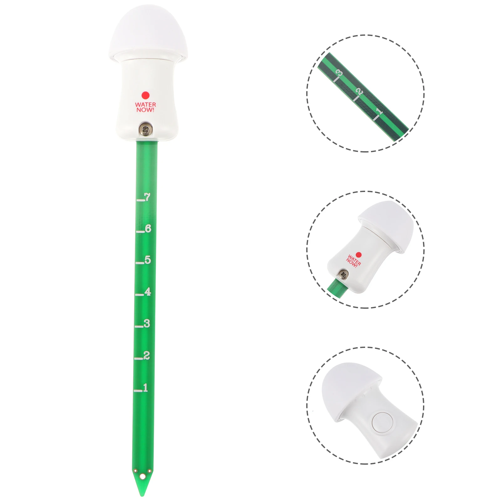 

LED Soil Moisture Meter with Manual Auto Mode for Indoor Plants 2-Hour Green Light Flash When Wet 6-Second When Dry