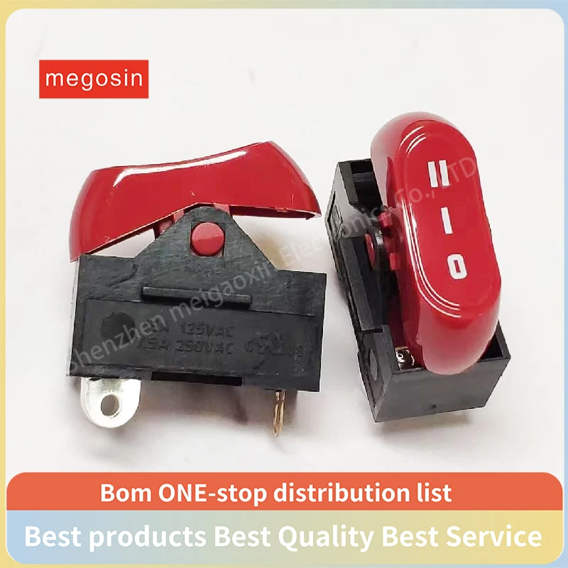 1~5PCS/LOT Hair dryer accessories Hair dryer switch Professional hair dryer switch temperature adjustment 8894 switch three red