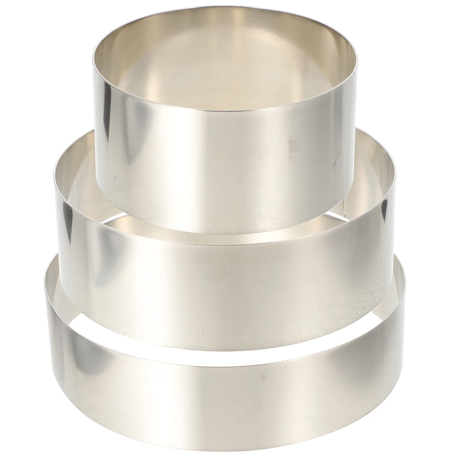 

3 шт. форма для мусса из нержавеющей стали, кольцо для печенья «сделай сам», кольцо для торта, домашний круг для выпечки, многофункциональный