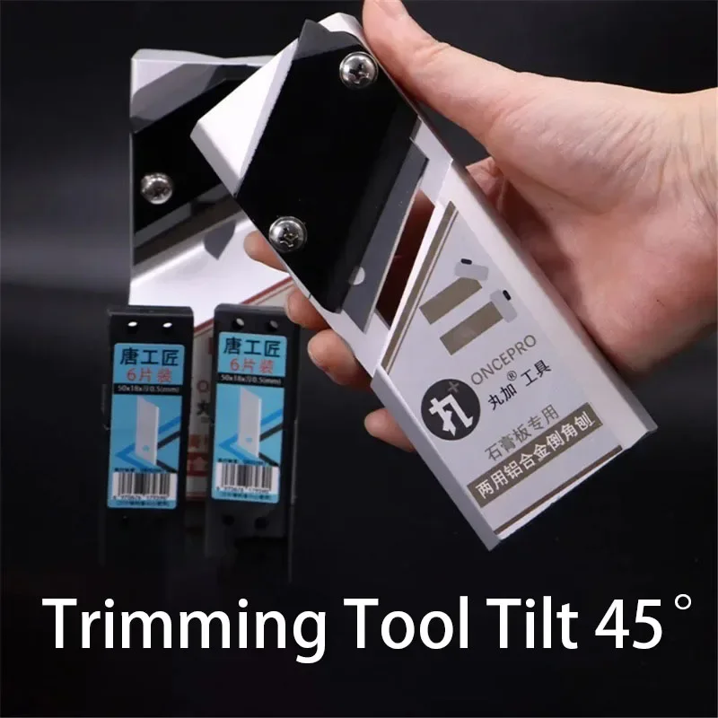 

Hand Planer Woodworking Trimming Tool Tilt 45° Hand Planer for Wood Professional Woodwork Tools and Accessories Plasterboard