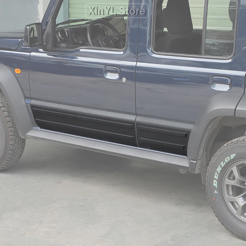 

1Pair Car Door Anti-Scratch Guard Plate Decoration Trim Cover for Suzuki Jimny JB74 4-Door 2019 Up Exterior Accessories