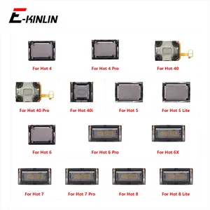 Bilashmart Top Ear Speaker Receiver Earpieces Parts infinix Hot 4 40 40i 5 6 6X 7 8 Pro Lite Replacement Parts Flex Cable