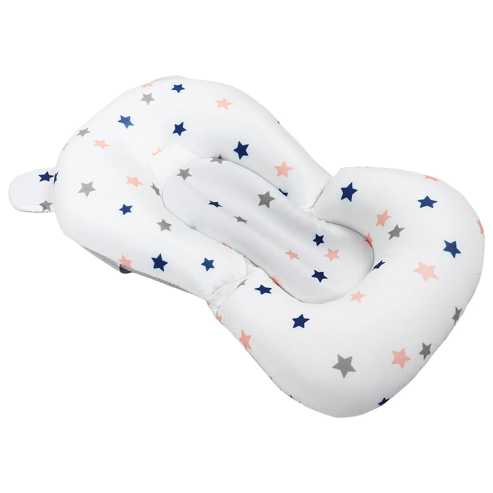 

Baby Bath Support Pad Non-Slip Floating Cushion Adjustable Newborn Bath Seat Breathable Soft Infant Bathtub Mat for Tub