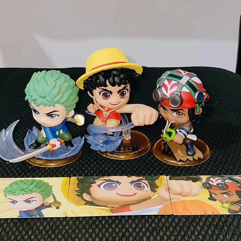 

Hot Toys One Piece Cosbi Blind Box Mini Action Figures Luffy Zoro Nami Chopper Anime And Film Merchandise Ornament Collectible