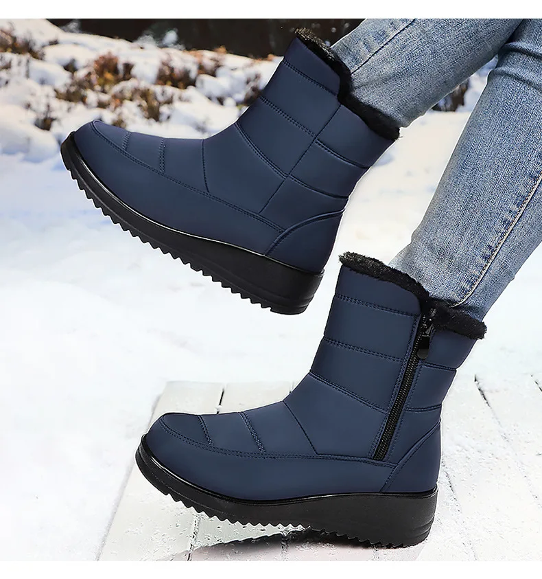 المرأة قصيرة الكاحل Bootie Ins شعبية الخريف والشتاء الأحذية الدافئة الثلوج Bootie للجنسين أحذية بوت قصيرة الرياضة في الهواء الطلق سستة الأحذية