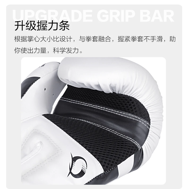 GINGPAI Guantoni da boxe per uomo donna bambino, guantoni da boxe in pelle per sacco da boxe, kickboxing, guanti da combattimento multi thai