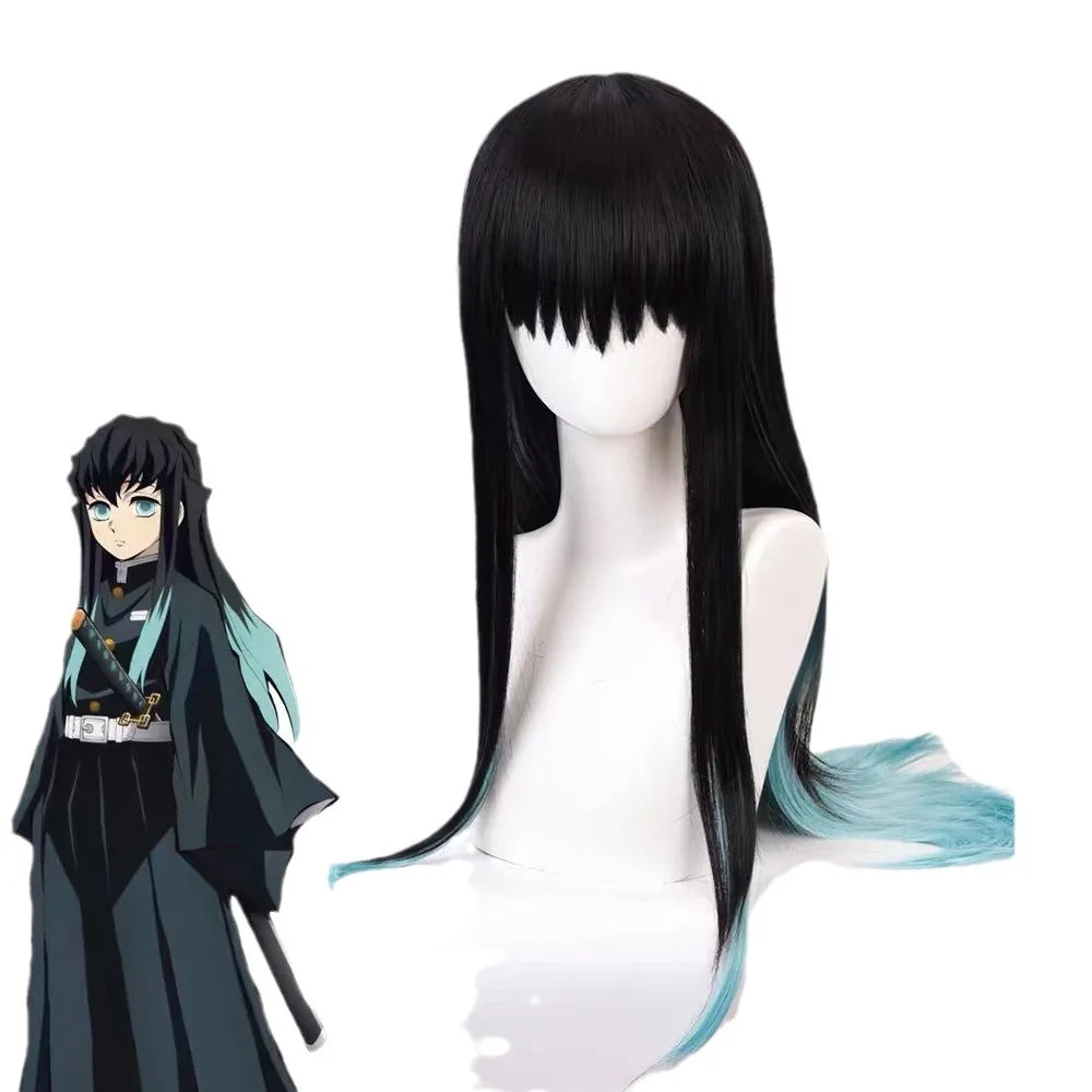Tokyo Swastika Revenants Cosplay Wig For Lan Haidu, Gray Color, Layered High-temperature Fiber.