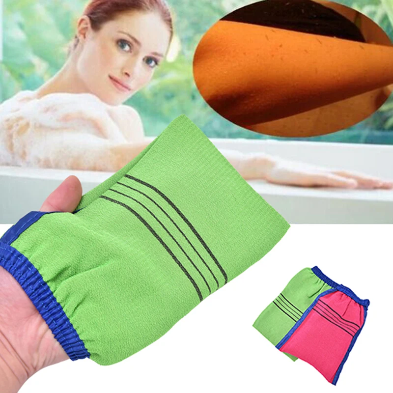 Korean Exfoliating Bath Washcloth Body Scrub Shower Towel Portable Double-sided Towel for Adults Coarse Grain Brush