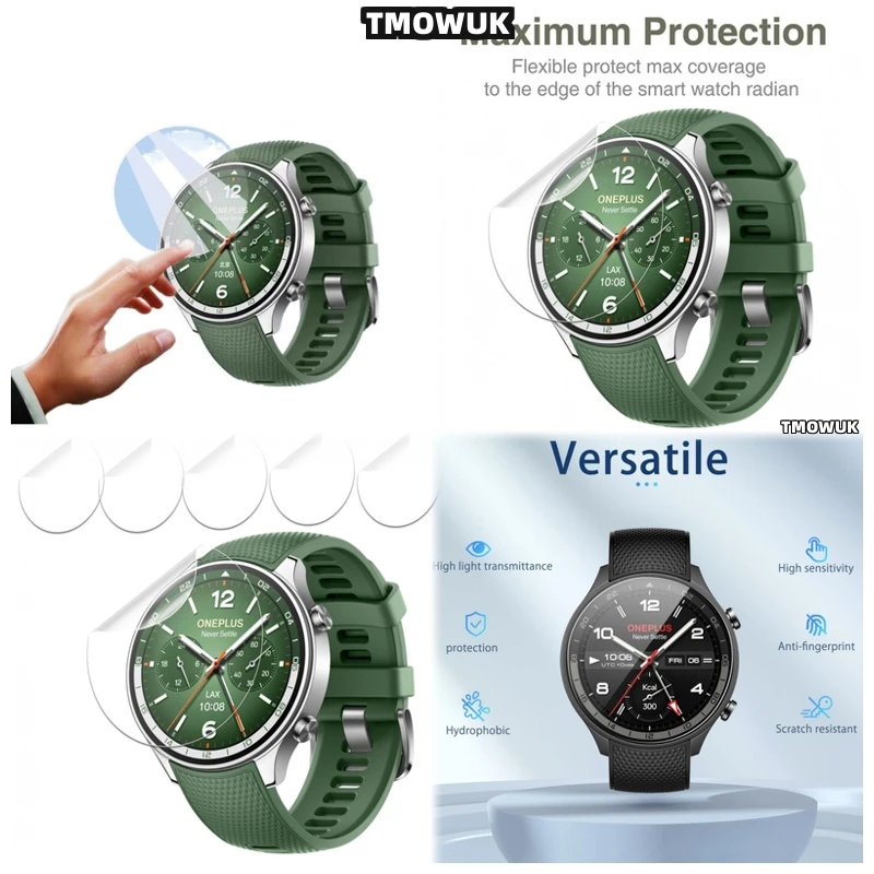 

For Oneplus Watch 2R, 9H Reinforced Glass Protector, HD Clear, Scratch-Free Assurance