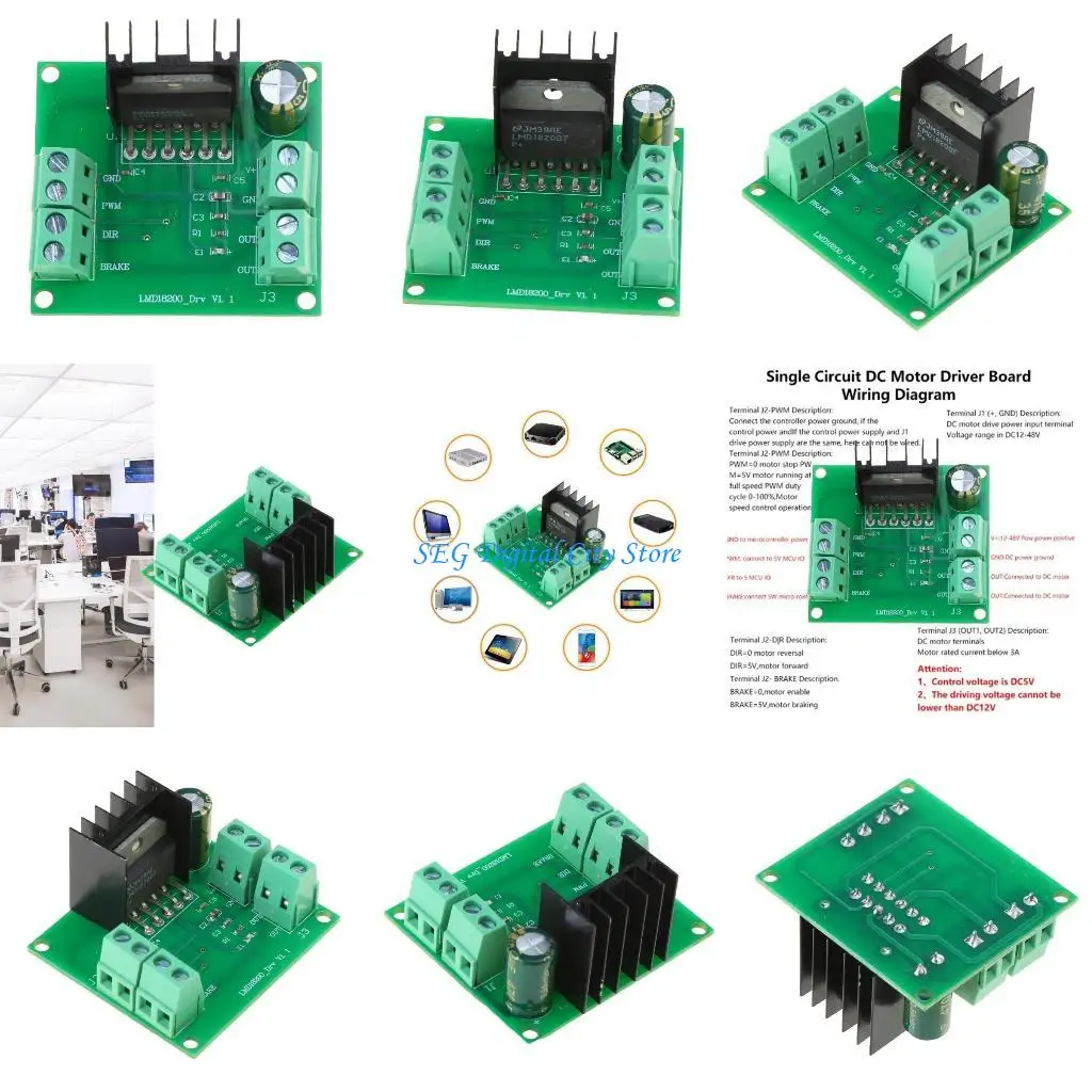 

U75B New 4.5-5.5V 3A PWM Motor Speed Controllers LowVoltage Motor Speed Controllers